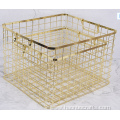 style simple metal clothes laundry basket clothes basket